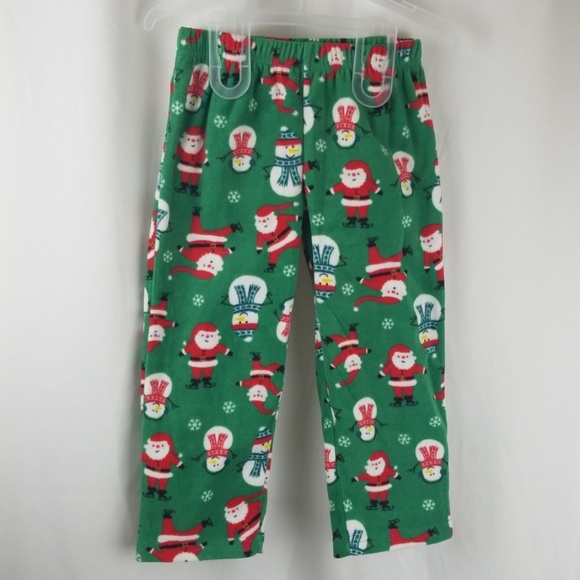 Christmas Pajama Set - Boy's - 3T - Red and Green - Picture 3 of 4
